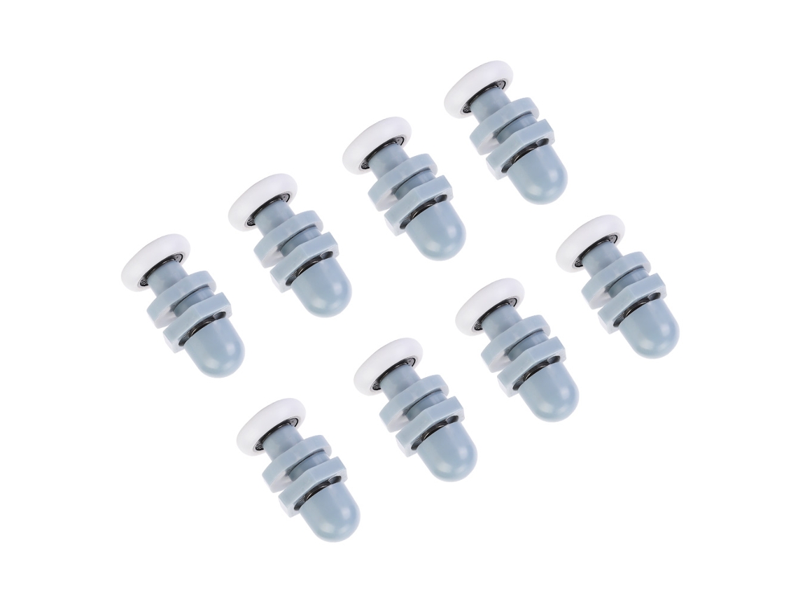 Laxiscreed Polias Para Portas De Correr, Pack Com 8 Unidades, 23mm, Material Plástico Resistente