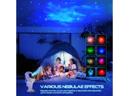 Luminária Noturna Astronauta Guerreiro Espacial Galáxia, Lâmpada de Projeção Nebulosa Estrelada para Teto, Decoração Estética para Quarto BRILVIBERA