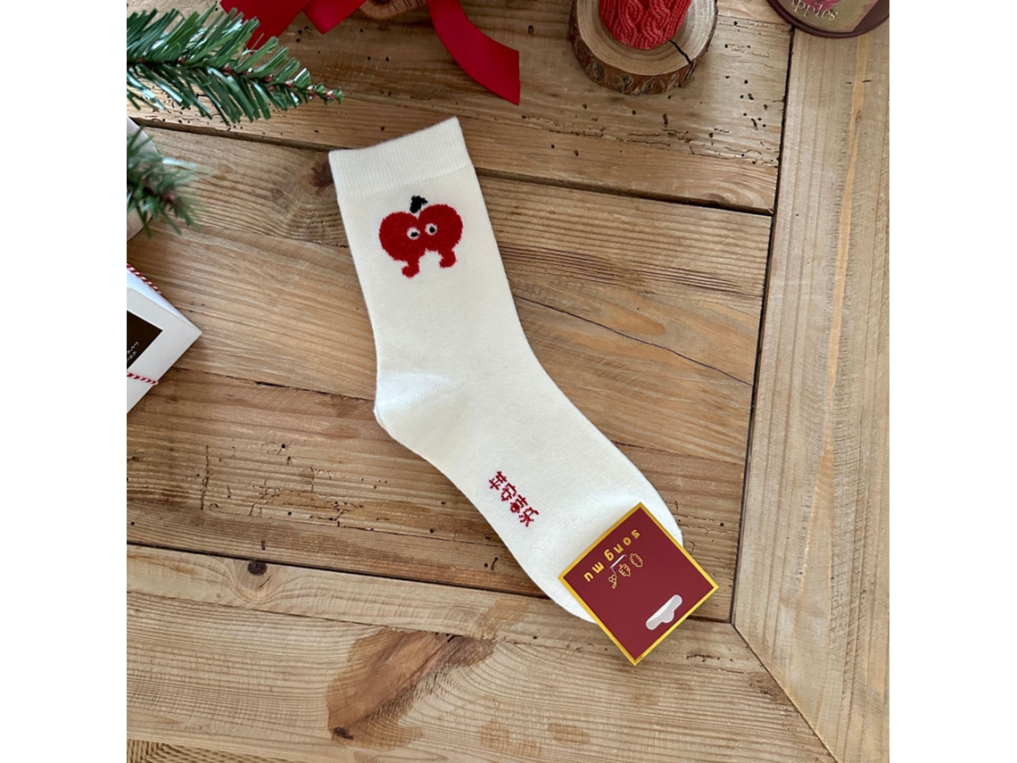 Laxiscreed Meias De Natal Com Coelho E Cor Instead De Vermelho Para Sorte E Alegria