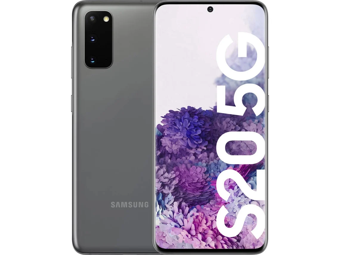 Smartphone SAMSUNG Galaxy S20 5G 128Gb G981B Ds Cinzento Grau C Mais (Recondicionado Sinais de Uso)