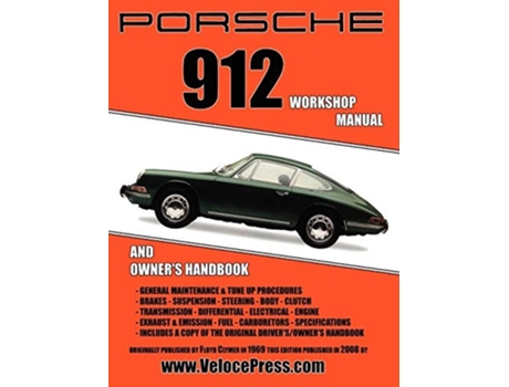 Livro Porsche 912 Workshop Manual 1965-1968 De Floyd Clymer (inglês)