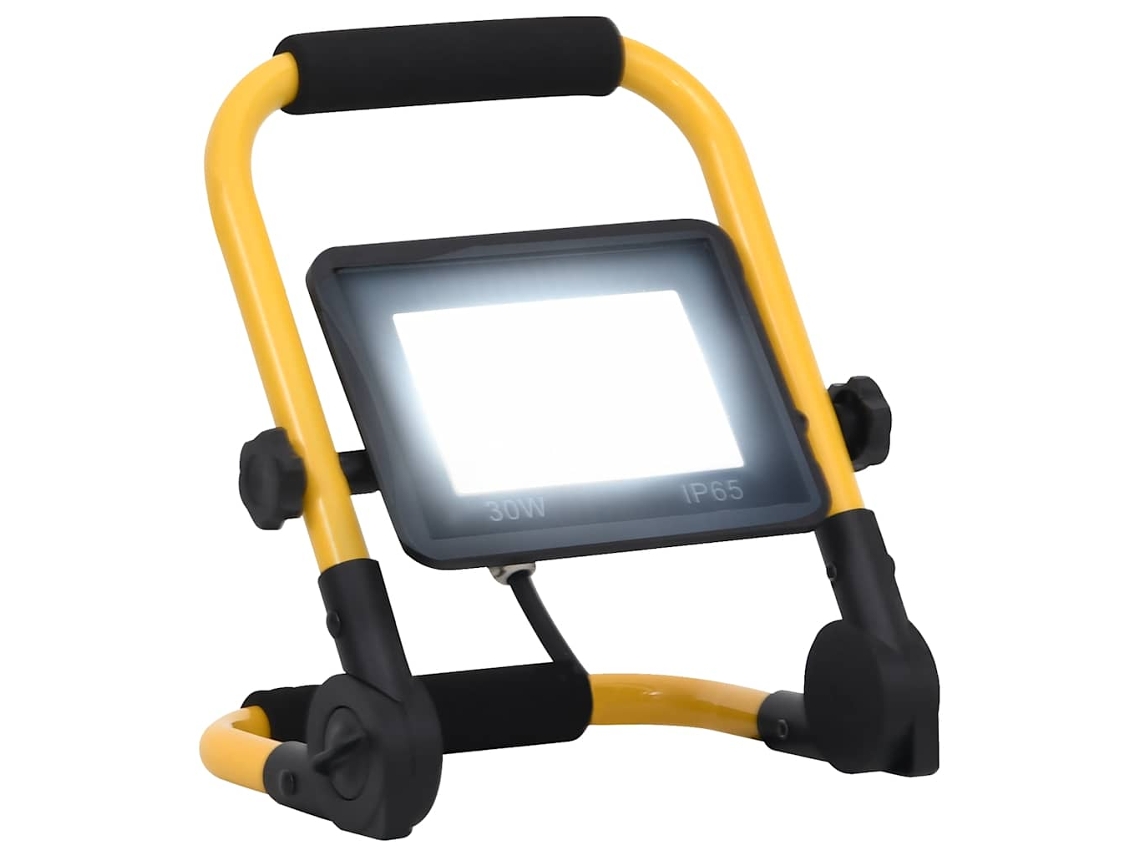 Vidaxl Projetor C/ Iluminação Led E Pega 30 W Branco Frio