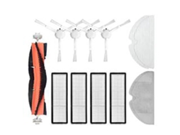 Pacote Com 11 Acessórios De Limpeza Para Aspirador De Pó Robô Xiaomi Dreame F9 Rolo De Vassoura, Escova Lateral, Filtro Hepa Brilvibera