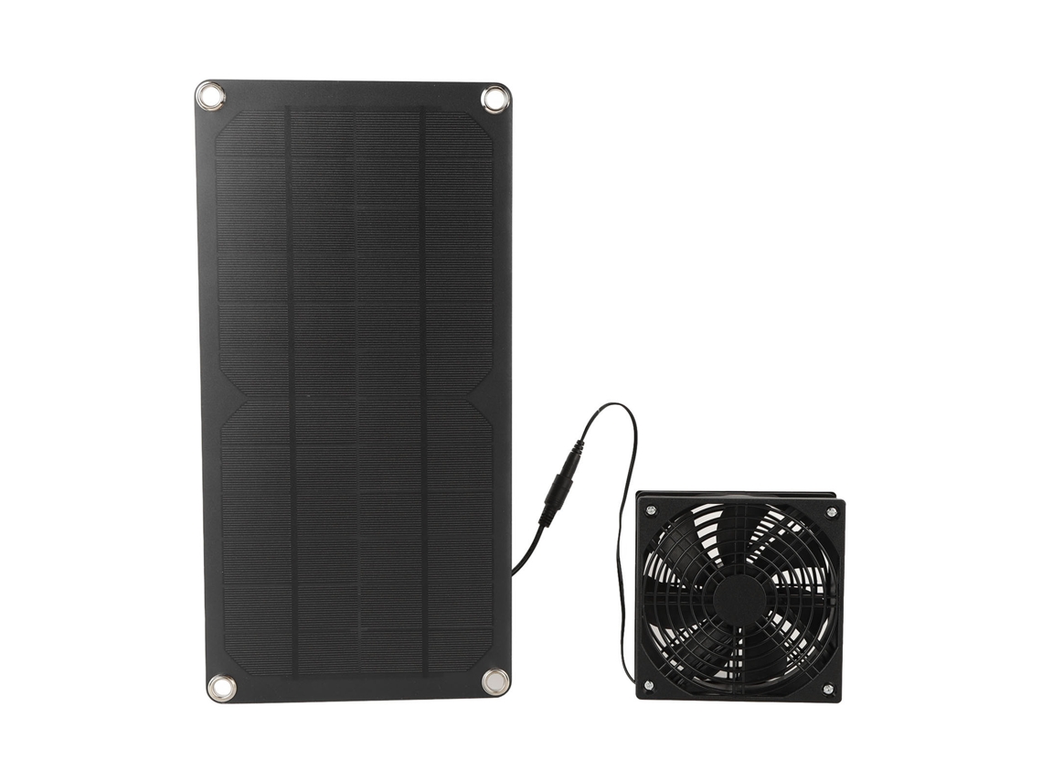 Kit Ventoinha com Painel Solar de 20W (Mini E Portátil, Ideal para Fogões, Estimativa de Animais e Uso Doméstico)