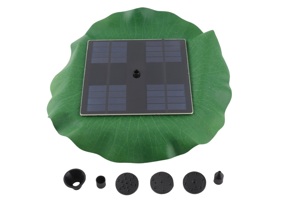 Fonte Solar com Bomba Sem Escova 8v 1.6w para Jardim Lago Piscina Decoração Pássaros | S/MARCA
