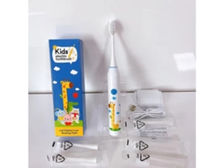 Escova de Dentes Elétrica Crianças Escova de Dentes Rotativa HHZ Children Ultrassônica6 Cabeças de Escova