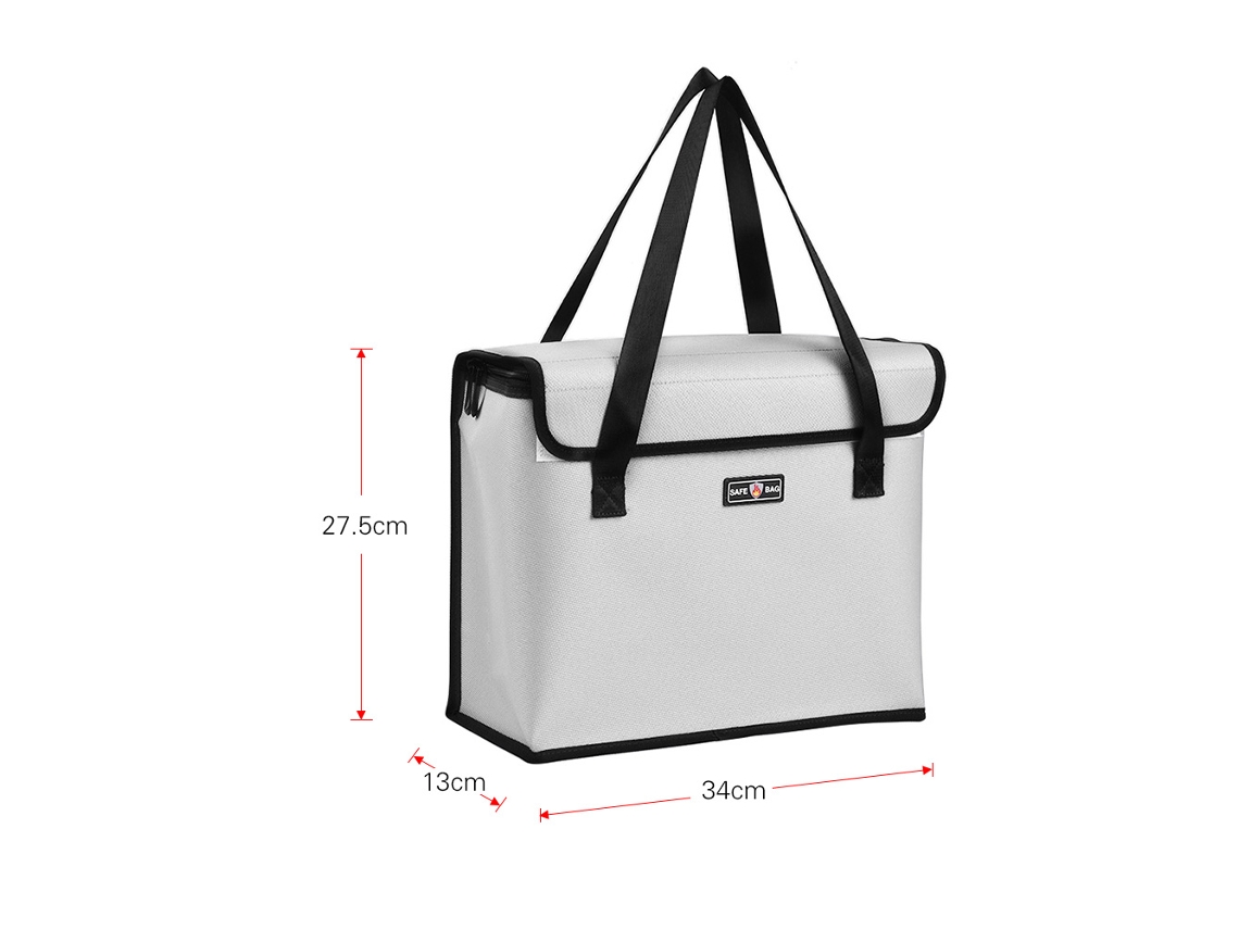 Bolsa Ignífuga e À Prova D'água para Documentos | S/MARCA
