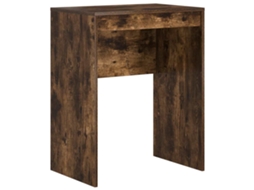 Conjunto 1 Mesa Compacta Vidaxl Castanho Derivados De Madeira (60 X 40 X 76 Cm)