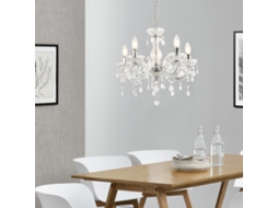 Candeeiro de Suspensão LUX.PRO Branco (40 W - E14)