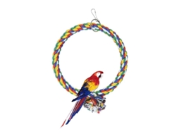 2026-columpio Para Pájaros Linjou, Juguete Colgante De Cuerda De Algodón Resistente A Picaduras, Percha Para Loro (s)