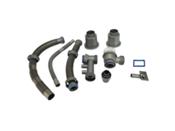 Kit de Esgoto para Pia de Cozinha Anti odor resistente a altas temperaturas para Pia Dupla com S/MARCA