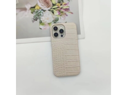 Capa Para Iphone 17 Air Off-white Com Estampa De Crocodilo.