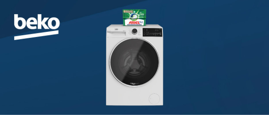 Oferta de 1 ano de detergente Ariel