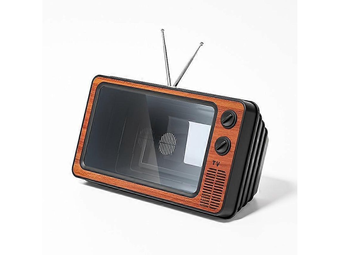 Amplificador De Tela De Celular 12 Polegadas Design Tv Retrô 2-3x Amplificador Para Smartphones De 4.0-6.6 Polegadas