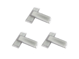 Conjunto De 3 Filtros Hepa De Substituição Para Aspirador Robô Xiaomi Mi 2 Pro Mjst1s / 2 Lite Mjstl. Acessórios E Peças De Reposição._glo