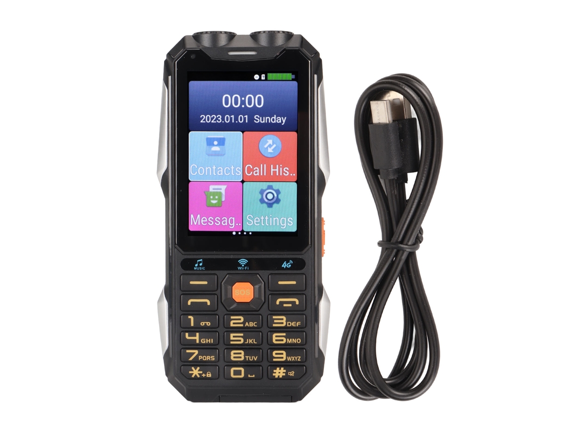 Telefone Móvil Para Idosos Laxiscreed 4g Com Bateria De Alta Capacidade E Fácil De Usar