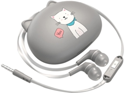 Fones De Ouvido Com Fio, Design E Controle Volume Para Tablets