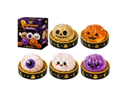 Laxiscreed Pack De 5 Fantasmas De Halloween Para Apertar E Prender Com Malt E Embalagem Festiva