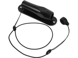 Lurelia Porta-canetas Retrátil Portátil Com Cordão Em Nylon E Silicone Preto 2 Cordões