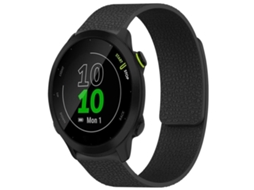 Bracelete para Garmin XIAOMOYU Forerunner 45 / 45s / Swim 2 Silicone Magnético Textura de Lichia Preta (18mm)