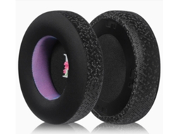 Almofada para Auscultadores Akg K712pro de Orelhas de Espuma Macia Tecido de Seda Gelada Preto e Roxo XIAOMOYU