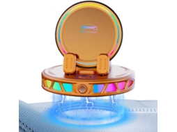 Suporte Magnético Para Celular Veicular Com Iluminação Rgb E Função De Navegação.