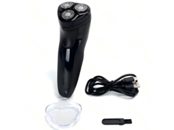 Razão Elétrico Masculino com Três Cabeças Flutuantes 3d, Potência de 5w, Recarregável Via Usb com 500mah, com Aparador SINI TECH STORE