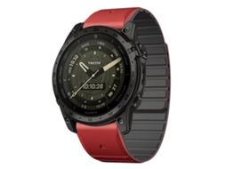 Bracelete para Garmin Venu 4 silicone com fivela prateada brilhante XIAOMOYU (41mm)