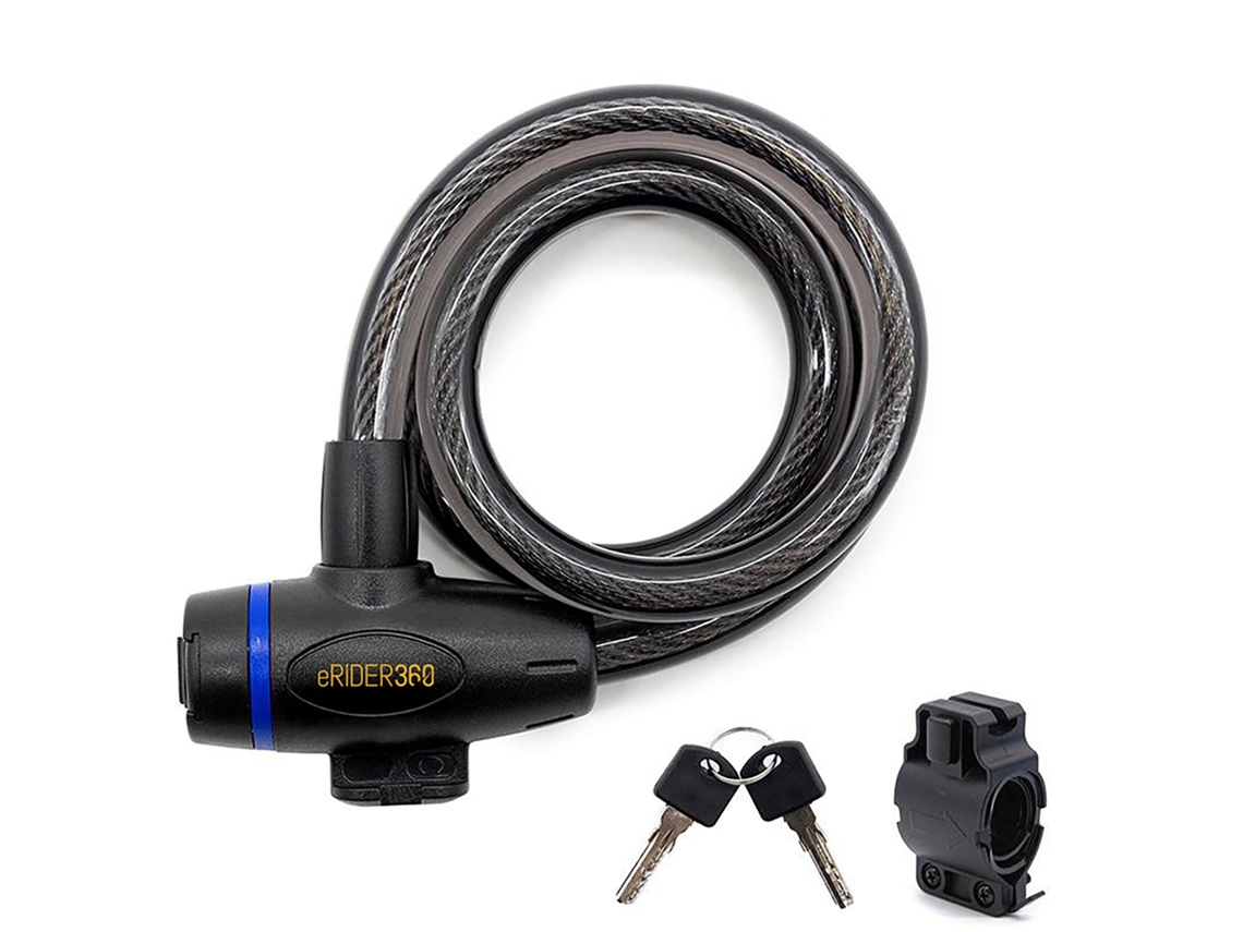 Candado De Llave Ewlk026 Negro Ewheel
