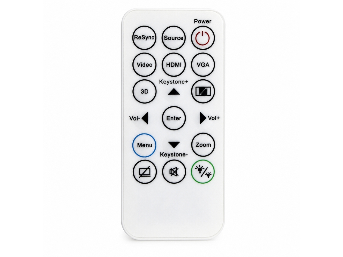 Comando À Distância Para Projetor Compatível Com Optoma Ir1304l, Eh515t, Mex904