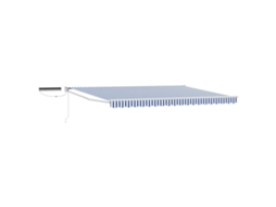Conjunto 1 Toldo Elétrico Vidaxl Azul Poliéster (4,5 × 3 M)