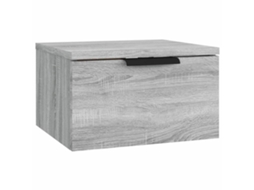 Wall-mounted Bedside Cabinet, Wall-mounted Bedside Cabinets Vidaxl Cinzeto Madeira Processada (n/a)