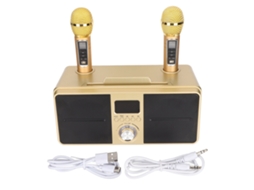 Microfone Sem Fio Ktv Casa Alto falante Bluetooth LAXISCREED