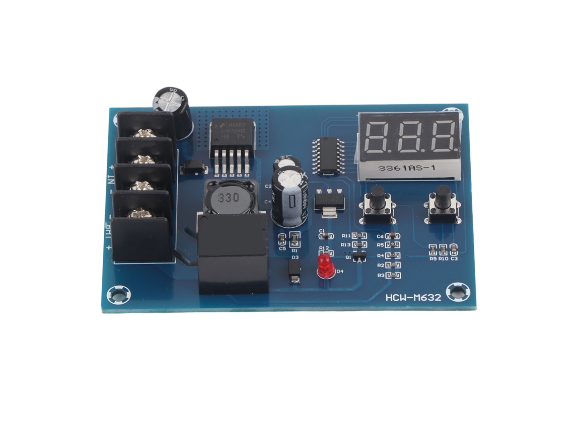 Placa De Proteção E Controle De Carregamento Para Bateria De Lítio 12v24v Hch M632 Módulo Interruptor