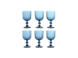 Conjunto De Copos Em Casa Esprit Azul Cristal 260 Ml (6 Unidades)