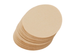 Eyf 100pcs Papel Filtro Café 64mm Redondo Natural Não Branqueado para 1 2 Pessoas