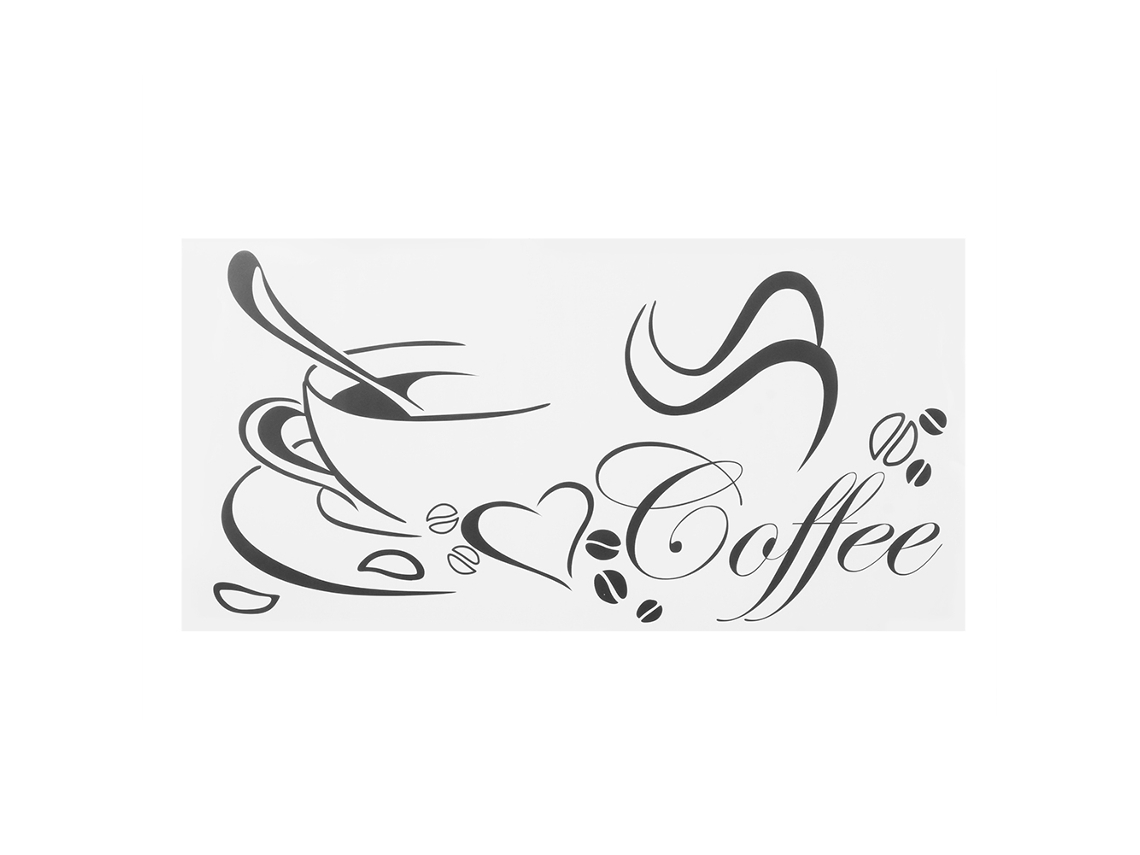Stickers De Parede Decorativos Com Copo De Café Laxiscreed Para Personalizar O Ambiente