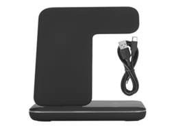 Aetheria carregador Sem Fio 3 em 1 15w Estação de Carregamento para Celular Relógio Fone de Ouvido