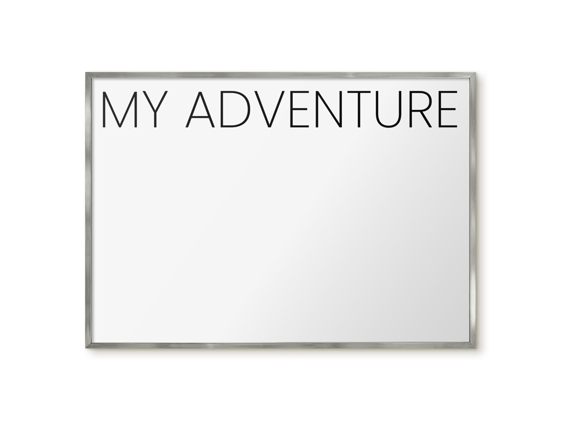 Magnetic Board My Adventure For The Living Room Espelharte (100x70 Cm)