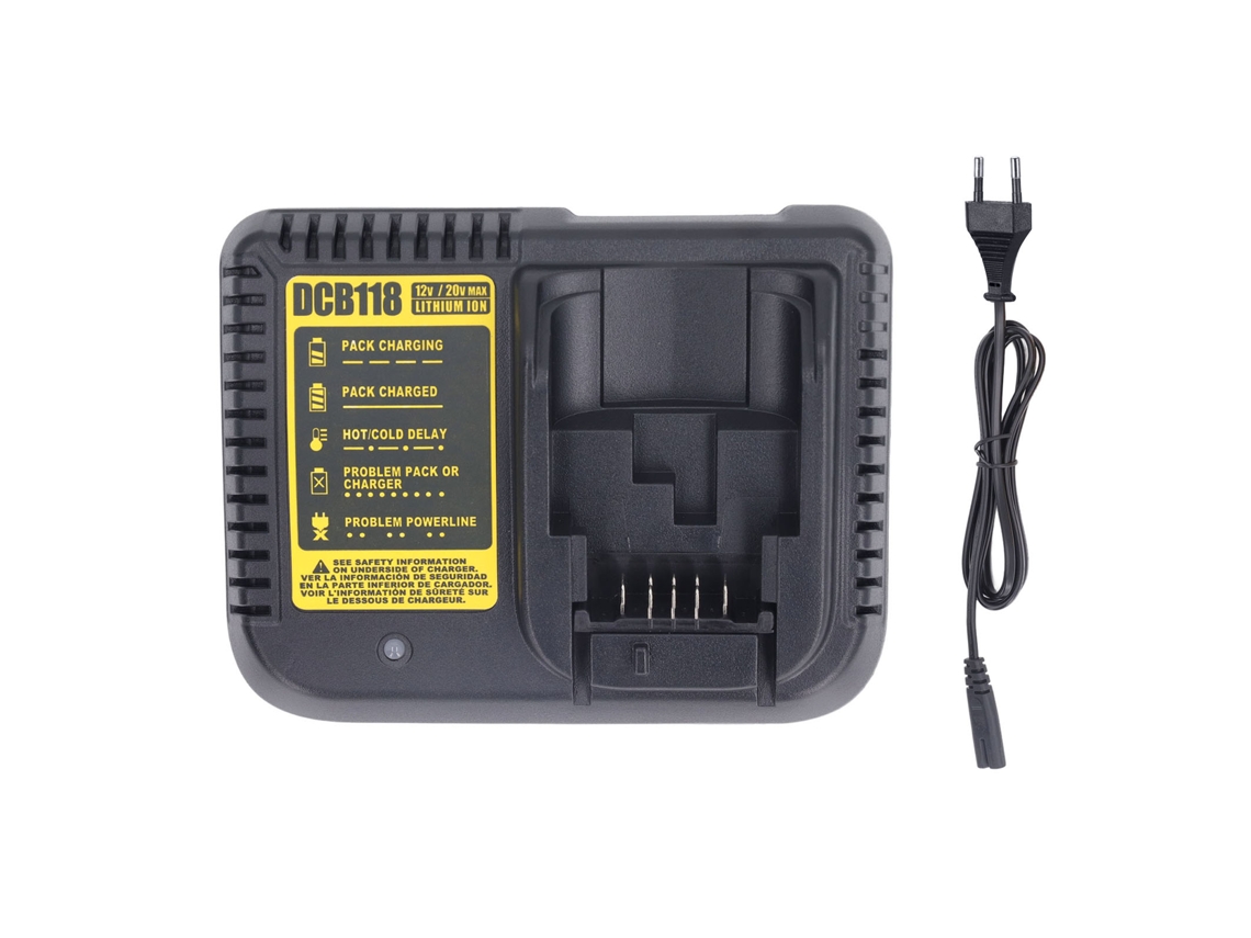 Carregador de Bateria de Íon de Lítio 20V para Ferramentas | S/MARCA