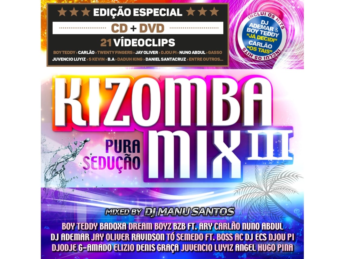 CD/DVD Kizomba Mix 3 - Mixed By Manu Santos