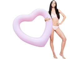 Boia Inflável Sweet Heart Para Piscina - Ideal Para Festas Na Praia E Parques, Perfeita Para Crianças E Adultos Brincarem Na Água No Verão.