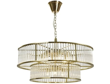 Luminária De Teto Pendente Toolight App1562 8cp 2 Gold