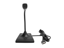Aetheria microfone de Mesa Usb Anti ruído com Cabo Flexível para Pc, Laptop e Reuniões Online