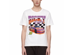 Rockinstone Talladega Nights Movie Ricky Racer White Adult T-shirt Size:l