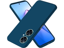 Capa para Huawei Nova 11I HONGWE. Textura Macia Azul
