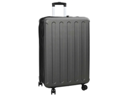 Vidaxl Mala Com Bloqueio Cinzento Escuro 50 X 30 X 76 Cm Plástico Abs