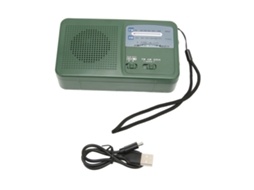 Rádio Emergência LAXISCREED Manivela Solar Am/fm Led