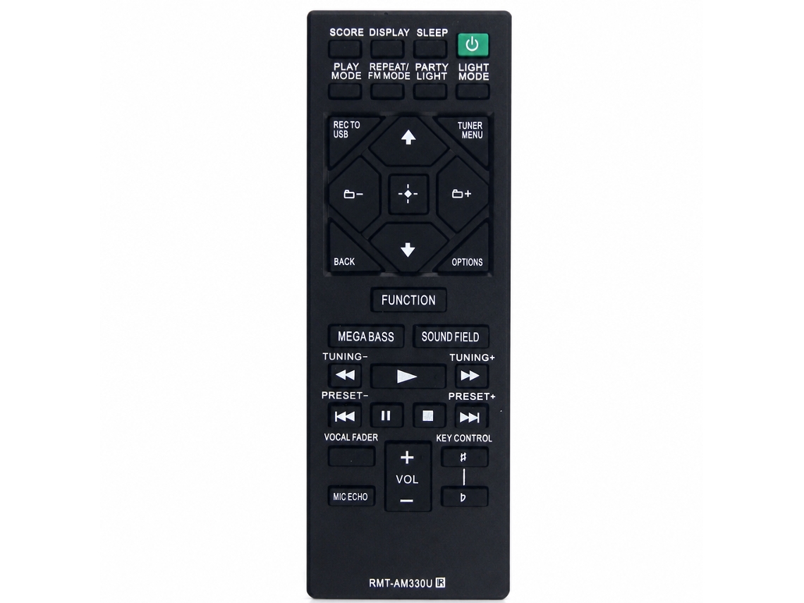 Comando À Distância Para Sistema De Áudio Sony Compatível Com Rmt-am330u