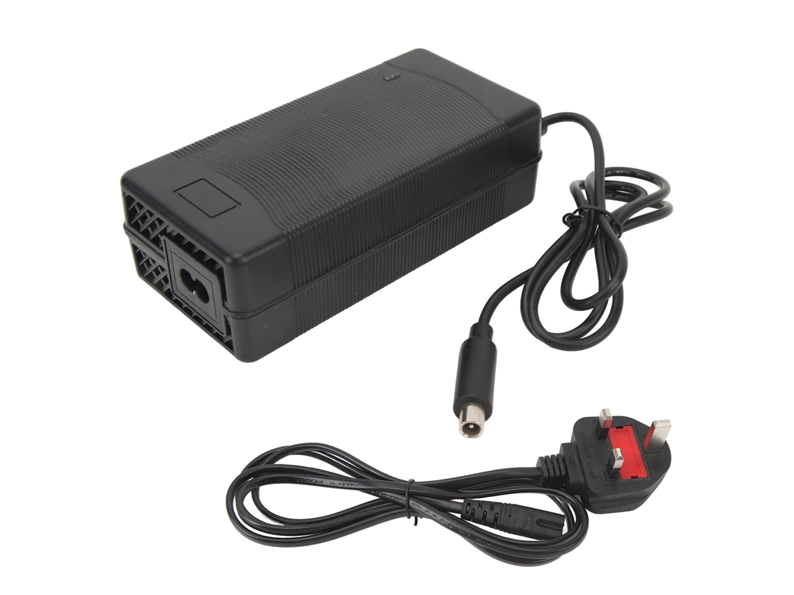 Carregador de bateria de lítio para bicicleta elétrica, 54.6V 2A